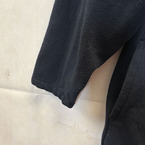 Vintage Sachi New York Black Long Cardigan Coat Beaded Lace Embellished - Picture 12 of 14